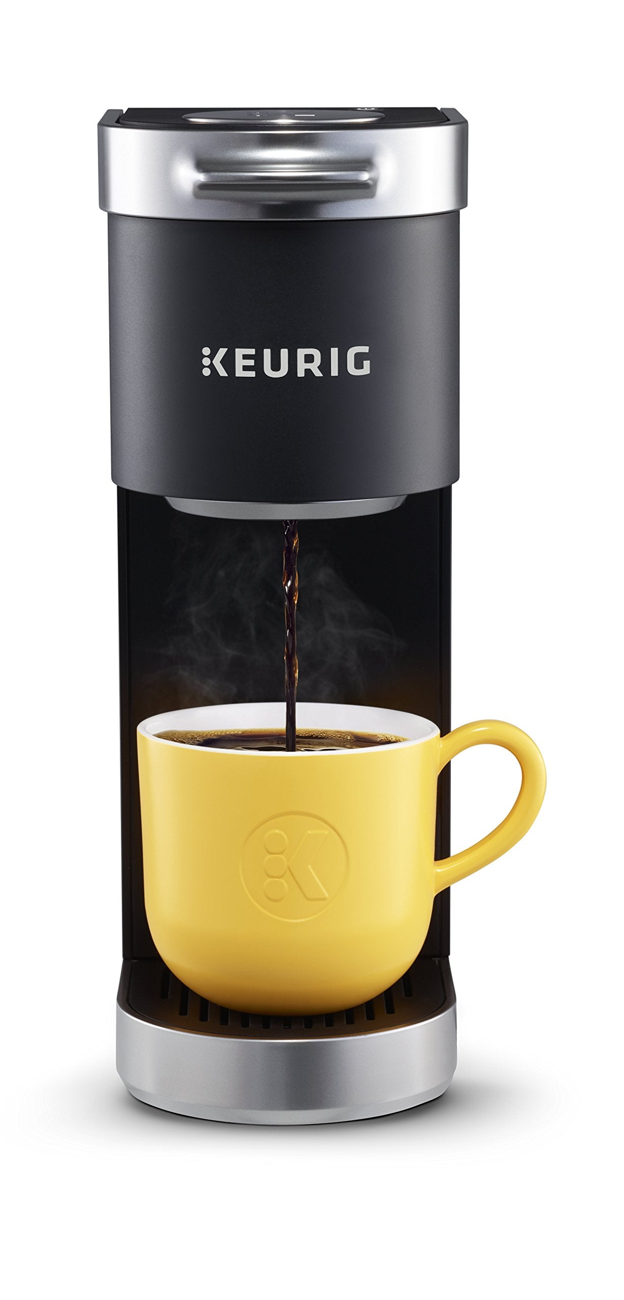 K-Mini Plus Single Serve K-Cup Pod Coffee Maker with Travel Mug (1 Count) Bundle