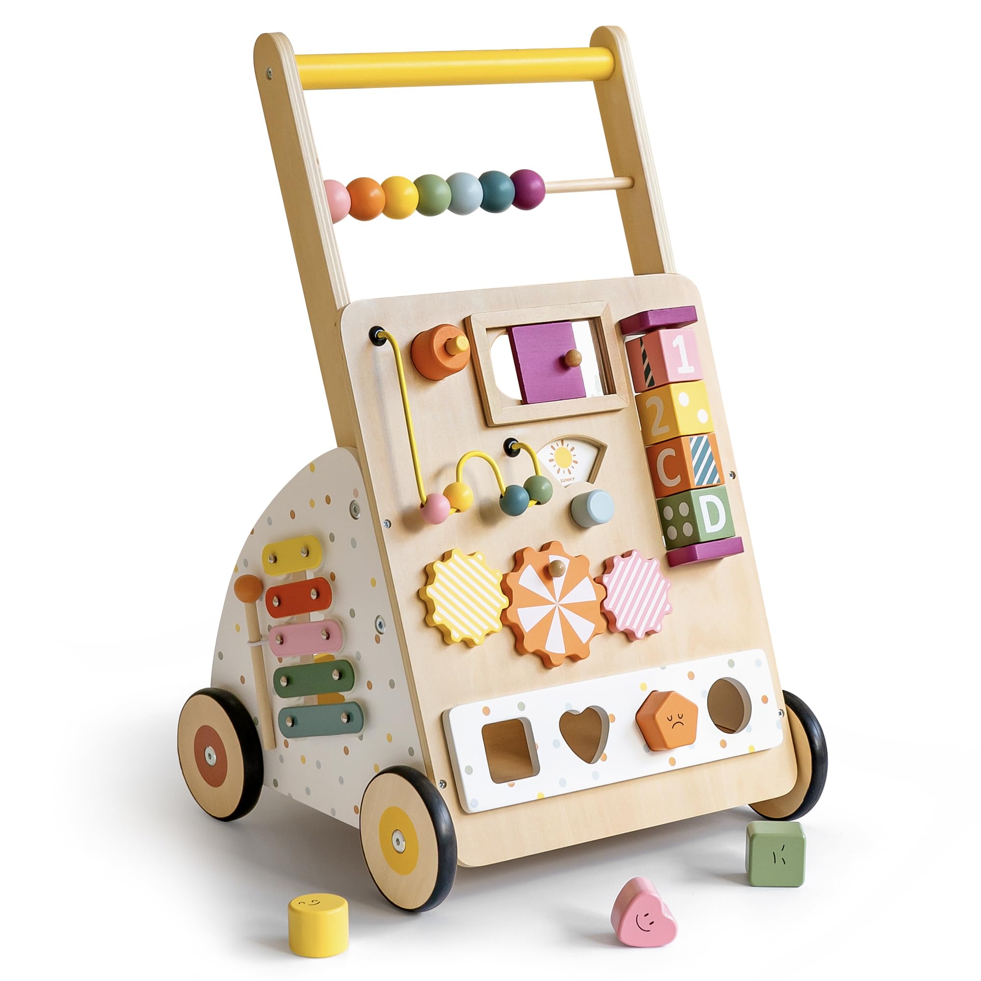 Activity Center – Montessori Push Walker Toys for Boys & Girls 18 Months