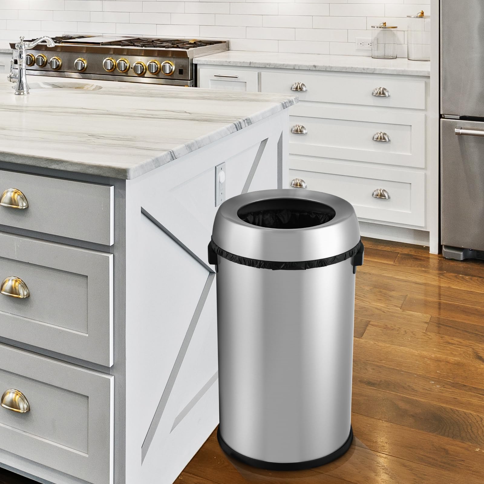 65L/17 Gallon Heavy Duty Commercial/Kitchen Trash Can