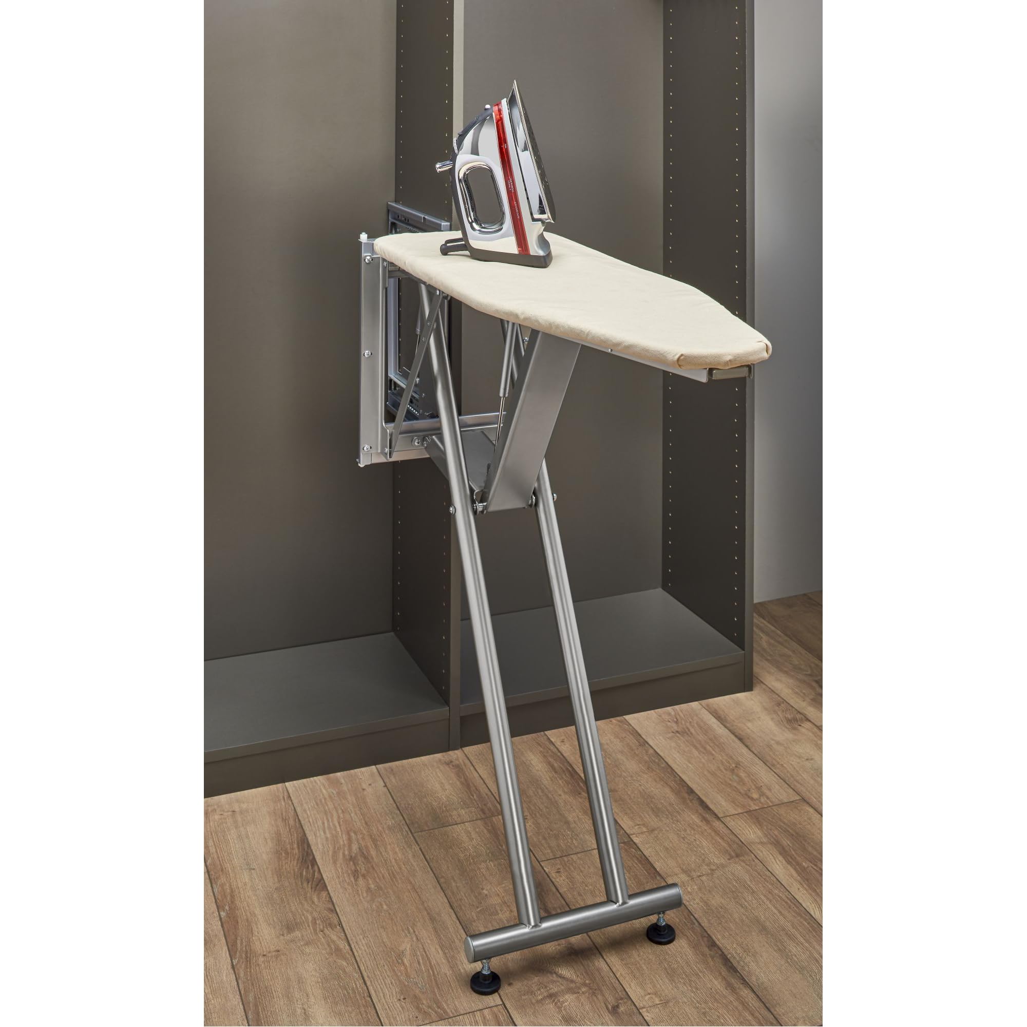 Sidelines Premiere Pop Up Ironing Board for Custom Laundry/Closet Systems w/Soft-Close