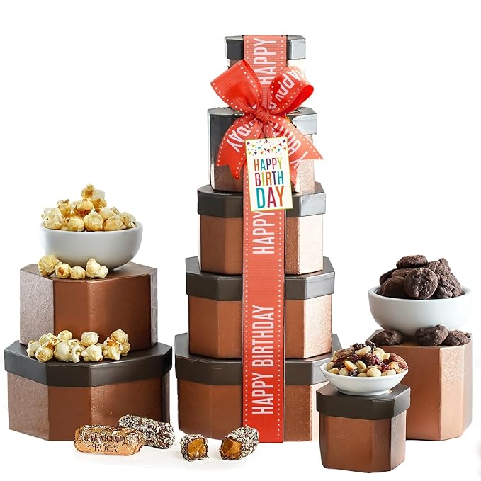 Gift Basket Snack Gifts for Families, College, Delivery for Teachers, Birthdays, Appreciation