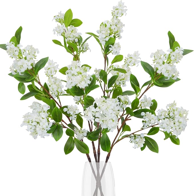 3 PCS 30.7inch Artificial Silk Flowers Branches Fake Forsythia Stems Real Touch Flowers