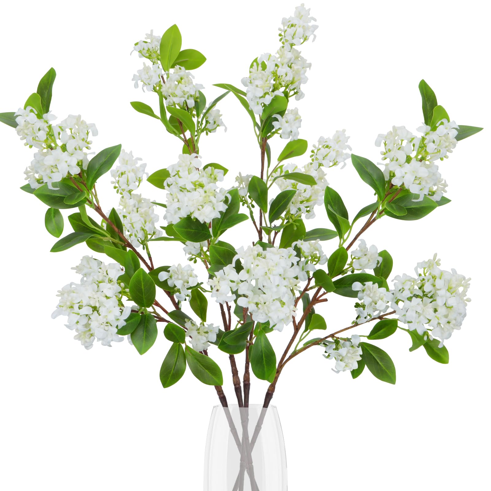 3 PCS 30.7inch Artificial Silk Flowers Branches Fake Forsythia Stems Real Touch Flowers