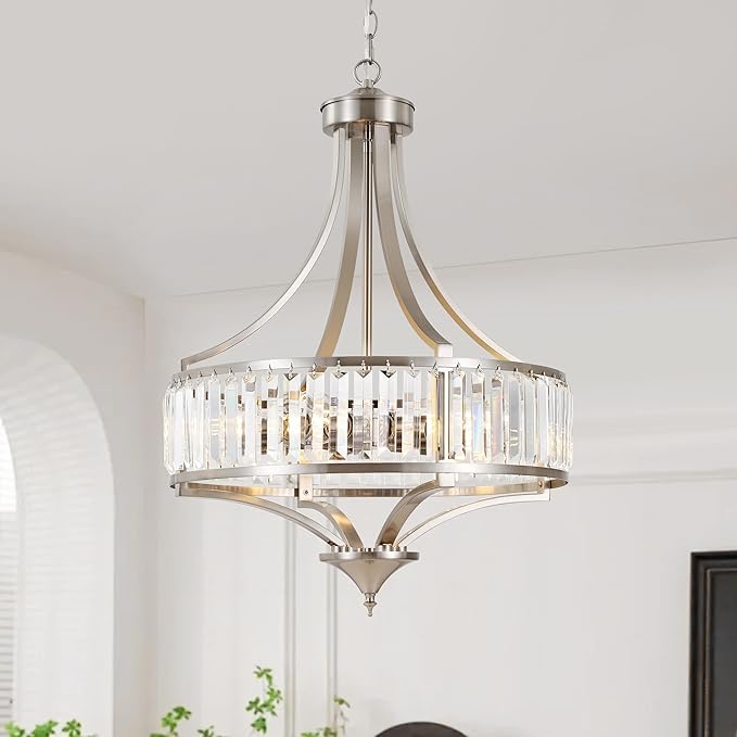 Chandeliers for Dining Room, 5-Light Black Antique Pendant Chandelier