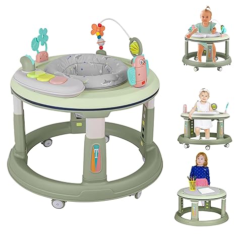 Adjustable Heights and 360 Degree Swivel Seat - Activity Center for Boys