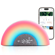 Baby Sound Machine, Night Light, APP Control, Routine Builder, White Noise Machine with 34 Soothing Sounds, Wake Up Light Sunrise Alarm Clock, Wireless Speaker