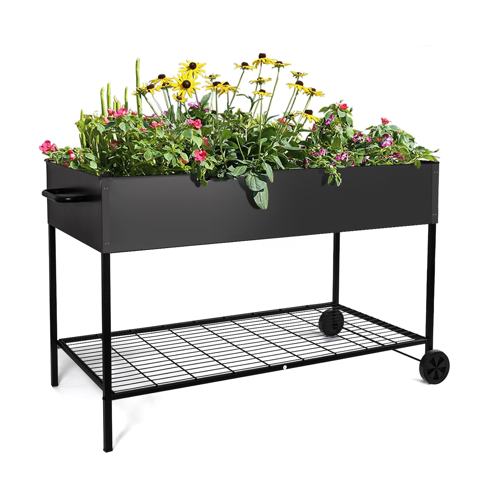 50 * 26 * 31 Large Metal Raised Garden Beds with Legs