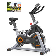 Cycling Bike - Magnetic Resistance, Stationary Bike with Tablet Mount & Comfortable