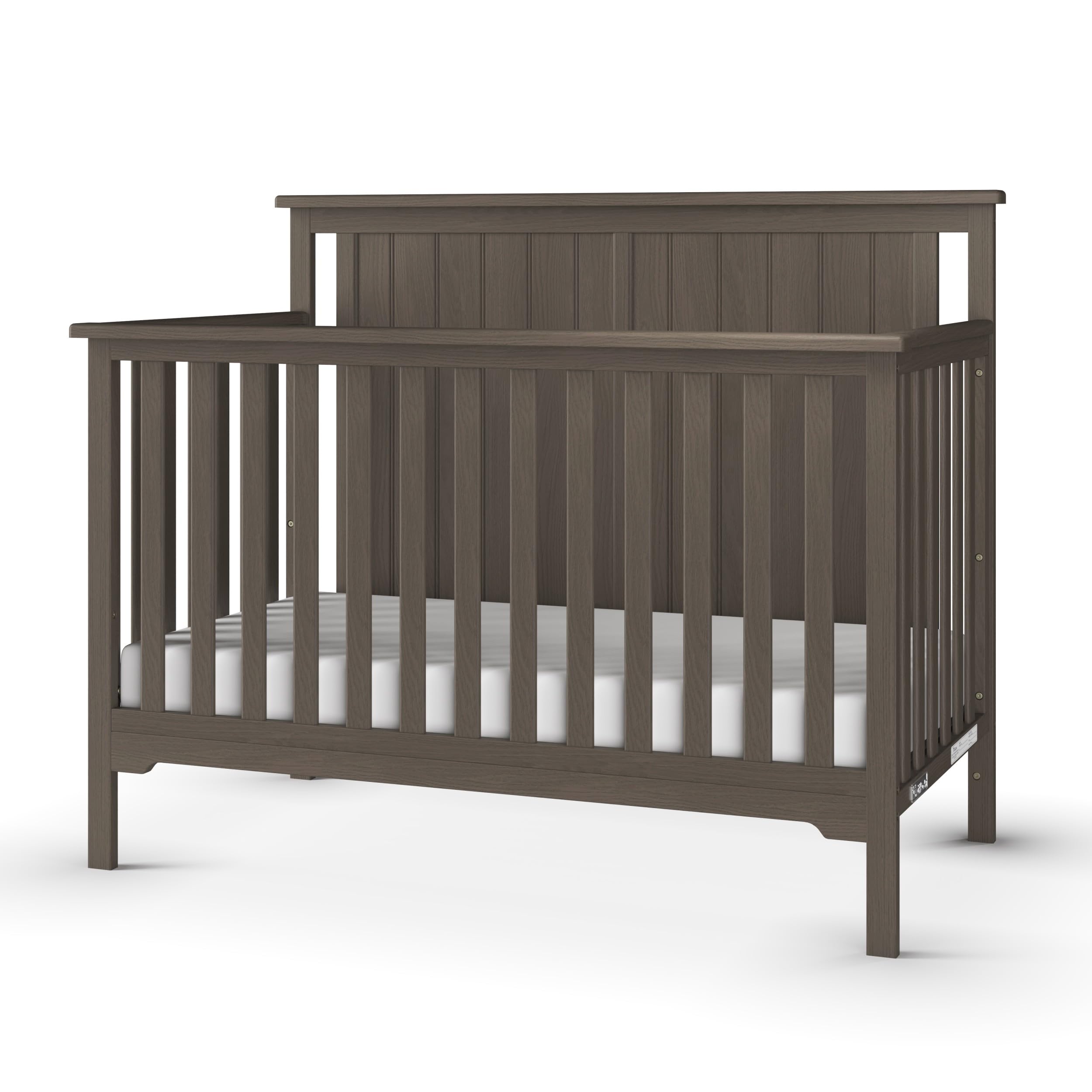 4-in-1 Convertible Crib, Baby Crib Converts to Day Bed