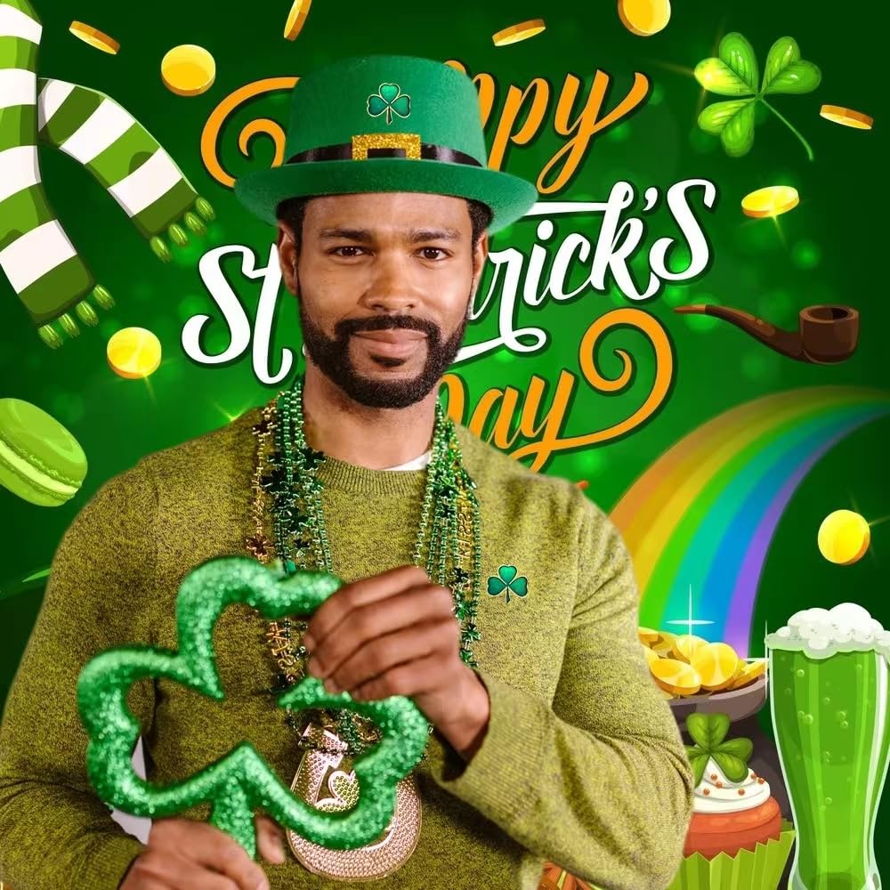 25/50/100pcs St. Patrick's Day clover lapel pin Clover pin brooch Patrick's Day