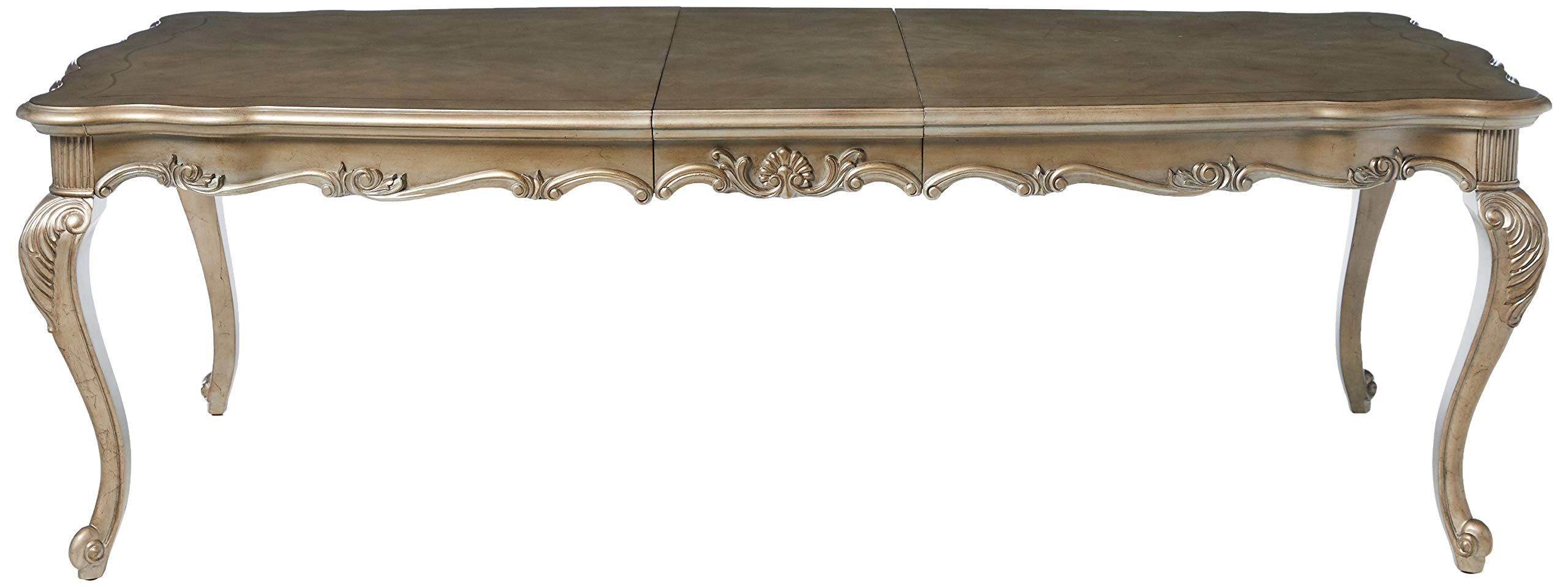 Furniture Chantelle Dining Table, Antique Platinum