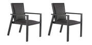 Outdoor Dining Chair, Black