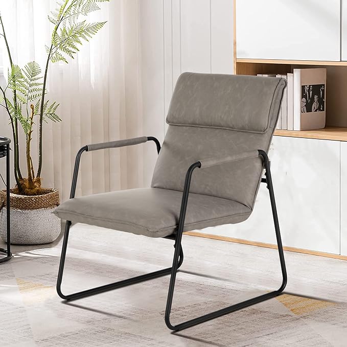 Clearance on Faux Leather Accent Lounge Chair