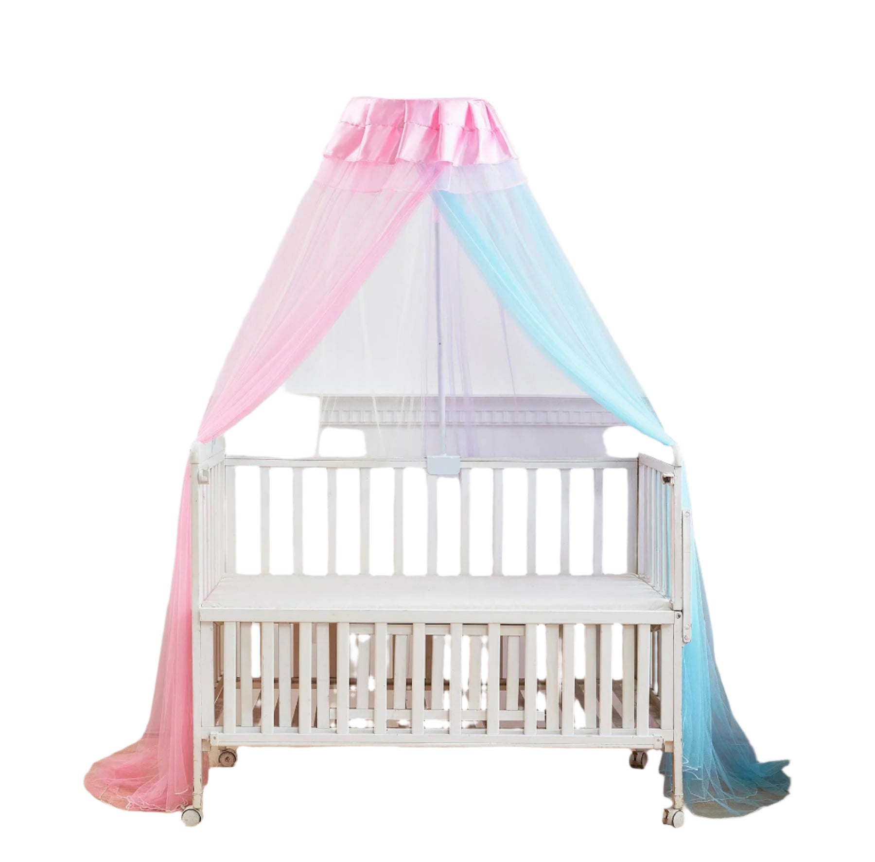 Bed Canopy Crib Canopy Holder Mosquito Net with Canopy Frame,Baby Canopy