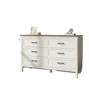 Farmhouse 6 Drawers Dresser for Bedroom, Modern Dresser