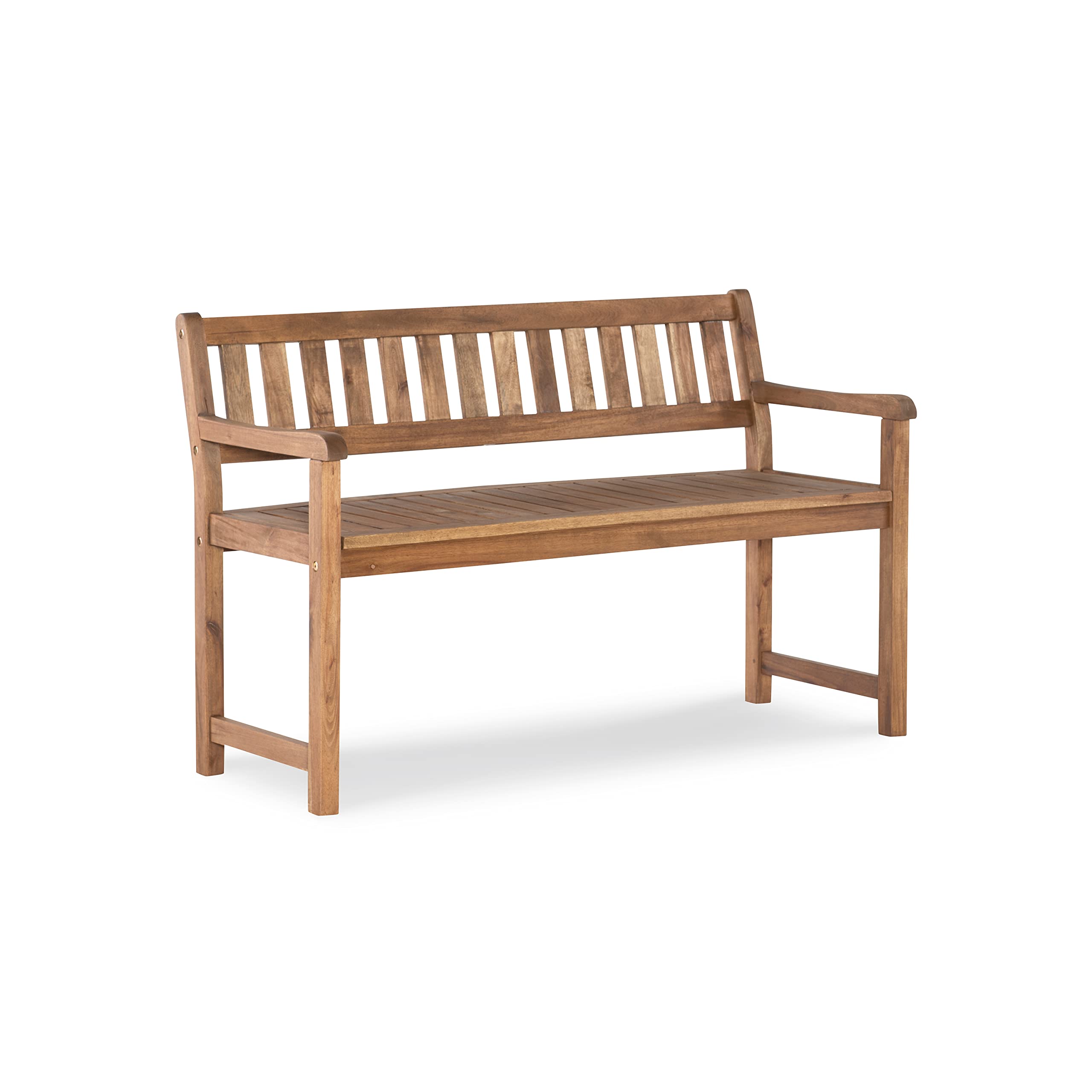 Acorn Chandler Finished Acacia Wood Outdoor Bench