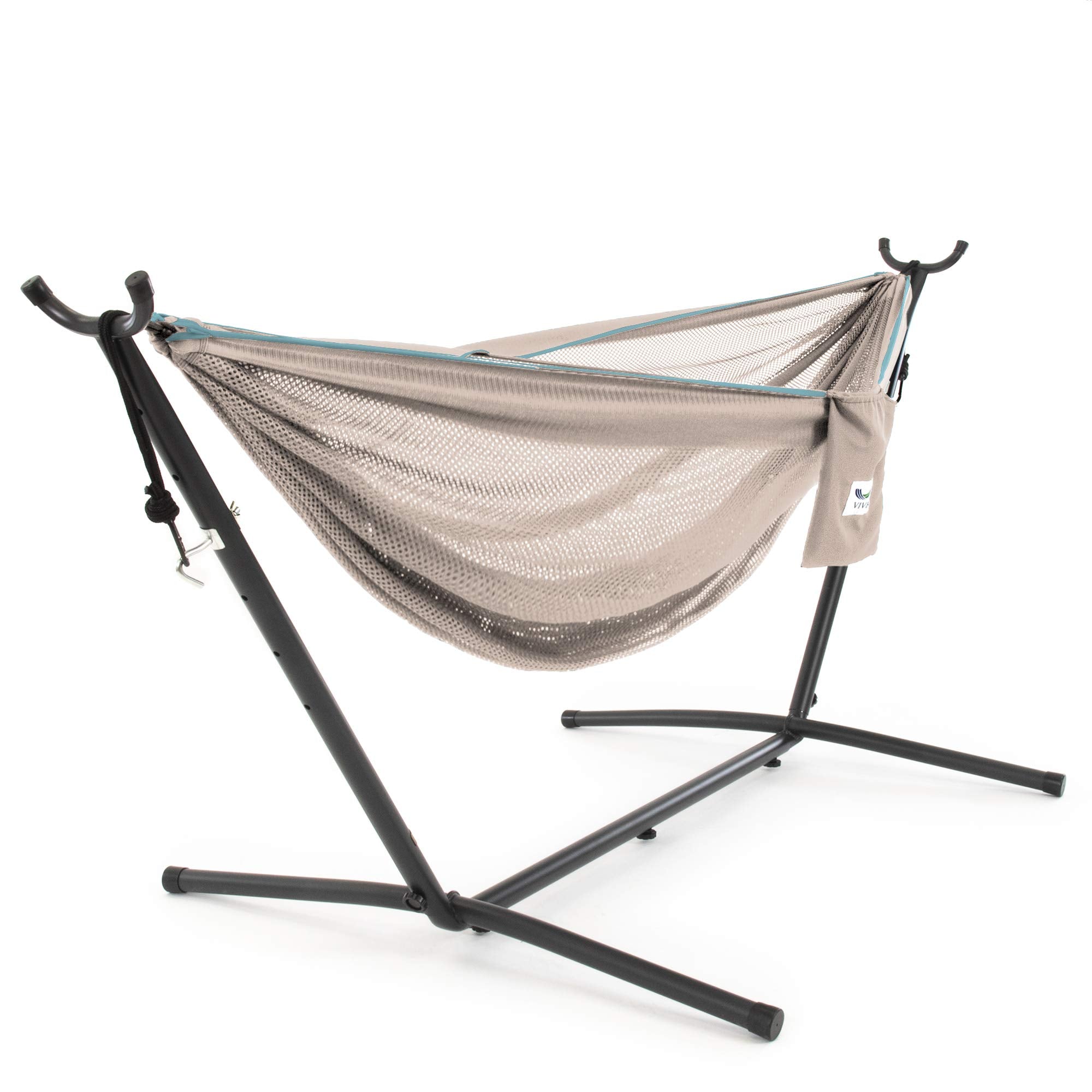C9MESH-44 Hammock with Stand, Sand and Sky