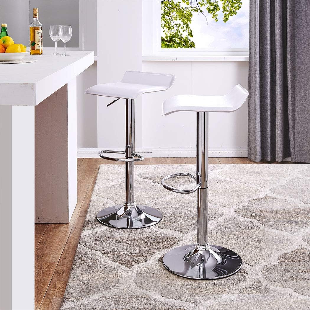 Moines PU Leather Bar Stools Set of 2