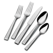 Kyler Flatware Service for 12, 65 Piece Set, 18/10 Stainless Steel, Silverware Set
