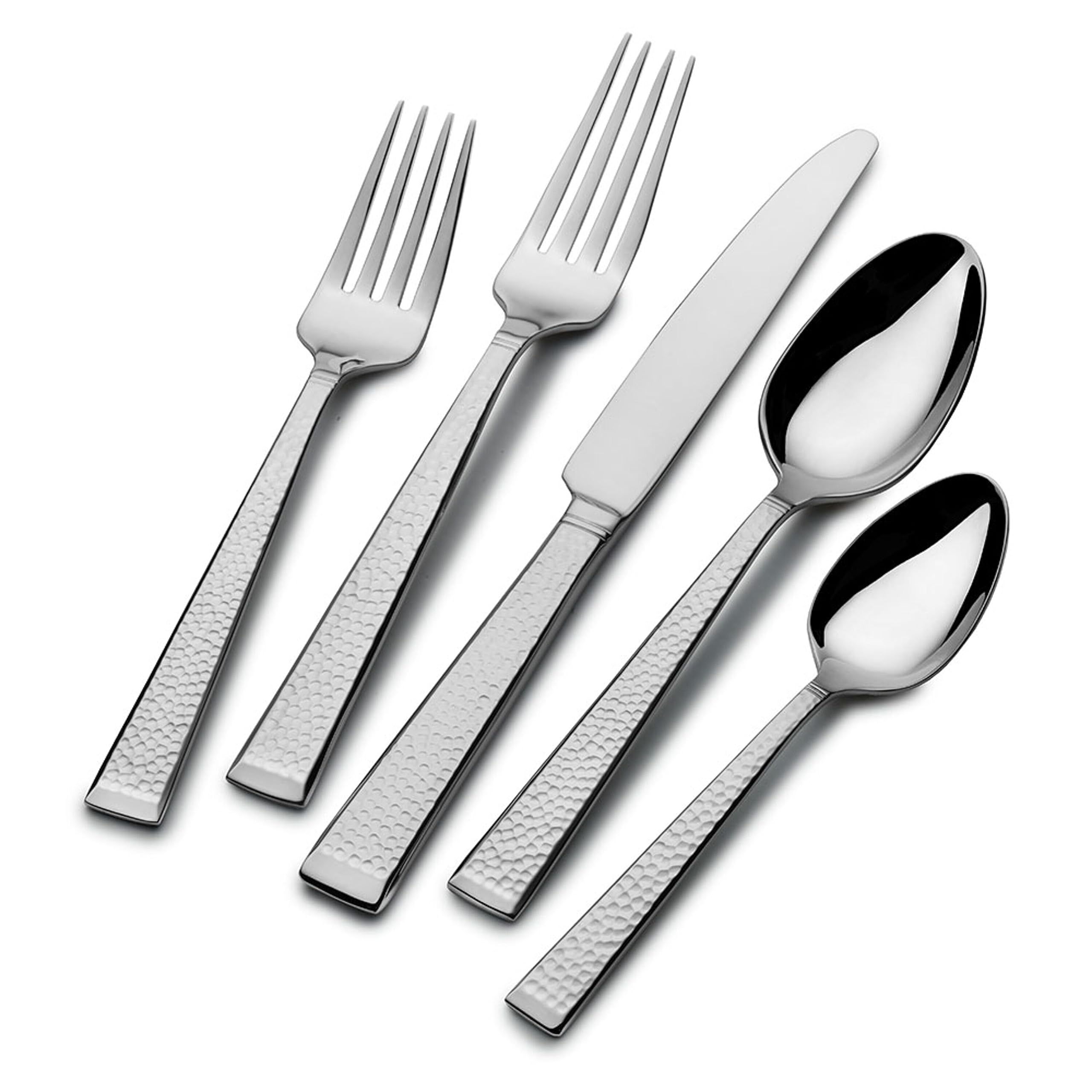 Kyler Flatware Service for 12, 65 Piece Set, 18/10 Stainless Steel, Silverware Set