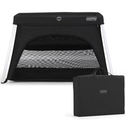 Crib with Comfy Mattress, Lightweight Portable Crib Requires No Assembly