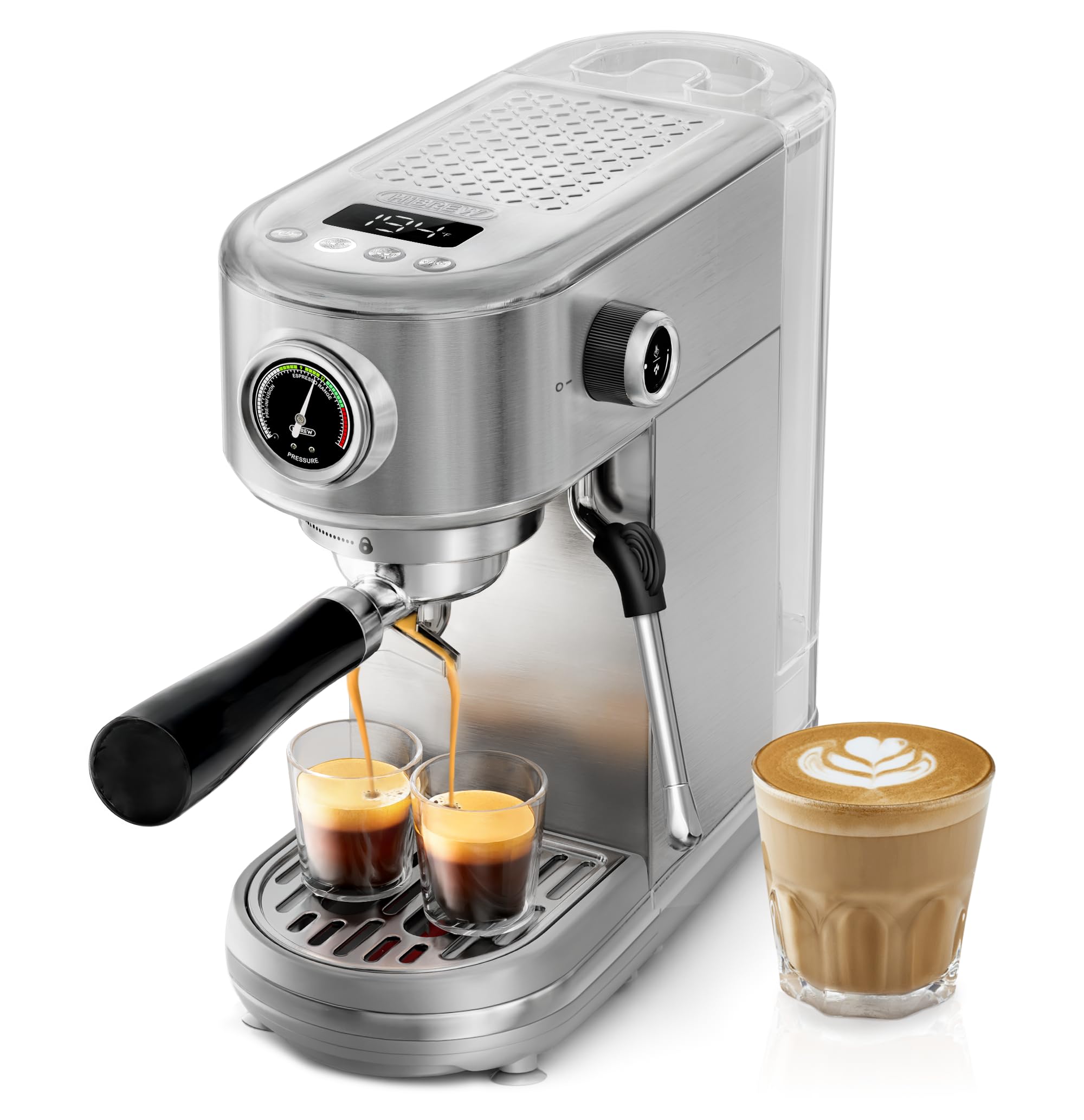 H10B - 51mm Espresso Machine - Temperature & Cup Volume Adjustable at will