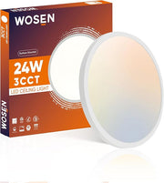 6 Pack 12 Inch LED Flush Mount Ceiling Light with Night Light 2000K
