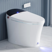 Smart Toilet with Tank Built in, Soft-Close Lid, Foot Kick & Off-seat Auto Flush