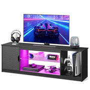 LED TV Stand for 55/60/65 Inch TV, Gaming Entertainment Center,living room