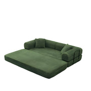 79'' Convertible Sleeper Sofa Bed, Modular Loveseat Small Couches for Small Spaces