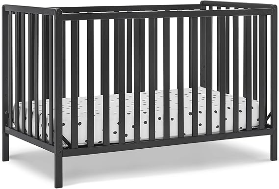 Heartland 4-in-1 Convertible Crib - Greenguard Gold Certified, Bianca White