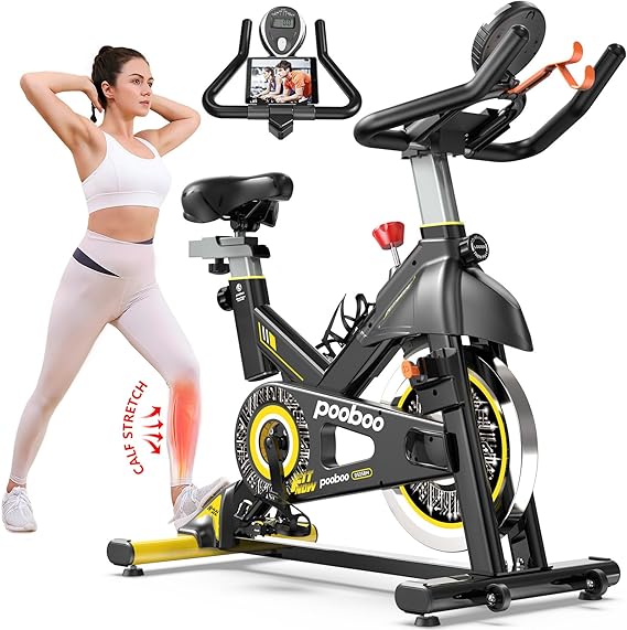 Adjustable Resistance Cardio Workout Indoor Fitness Bike w/LCD Monitor Adjustable