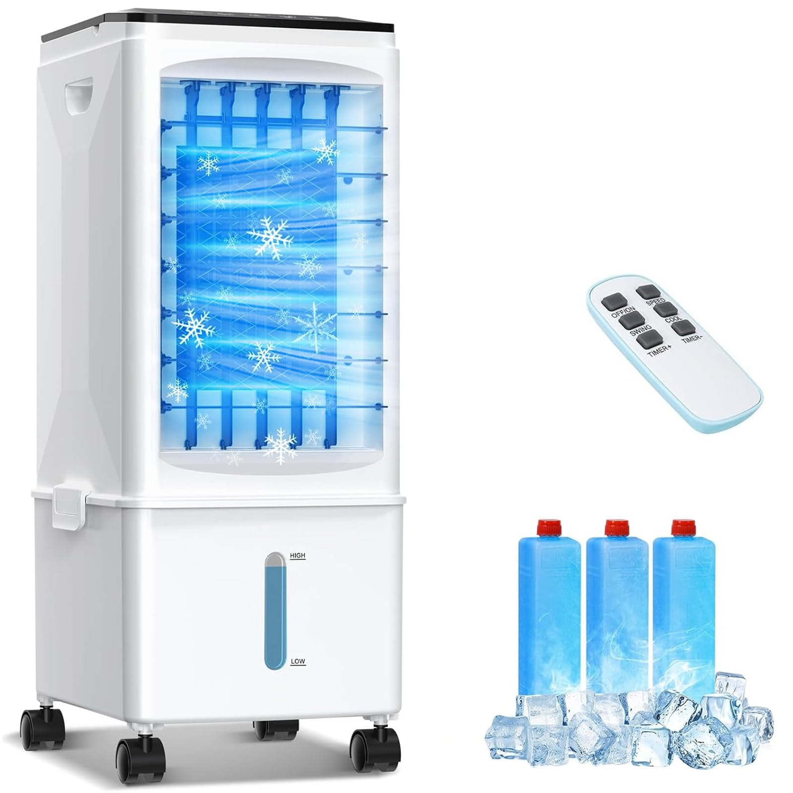 Portable Air Conditioners, 3-IN-1 Evaporative Air Cooler