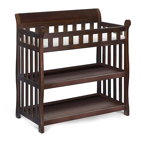 Eclipse Changing Table with Changing Pad, White