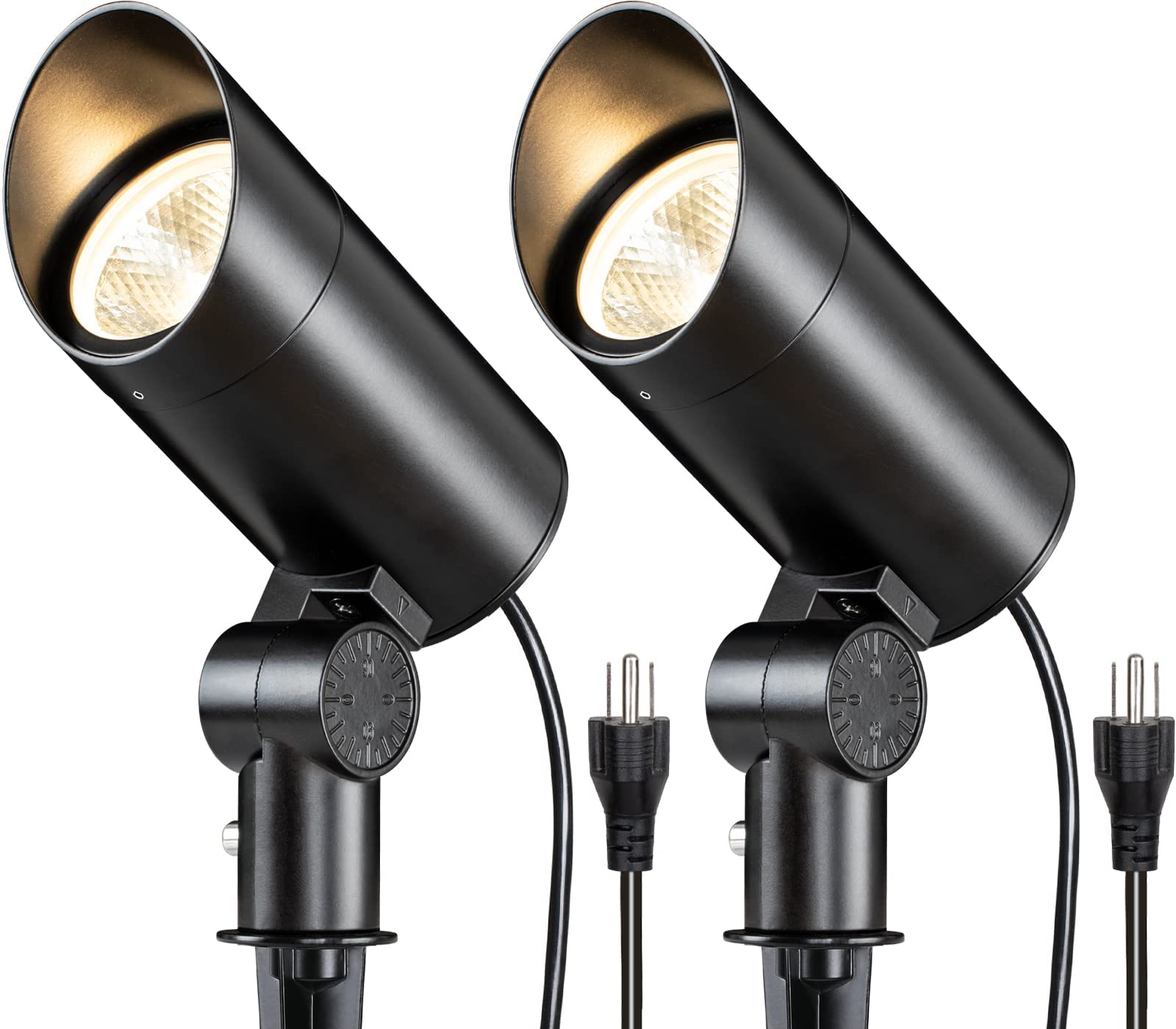 30W Spot Lights Outdoor LED Spotlight 120V 3000LM Ultra Bright Flag Pole Light