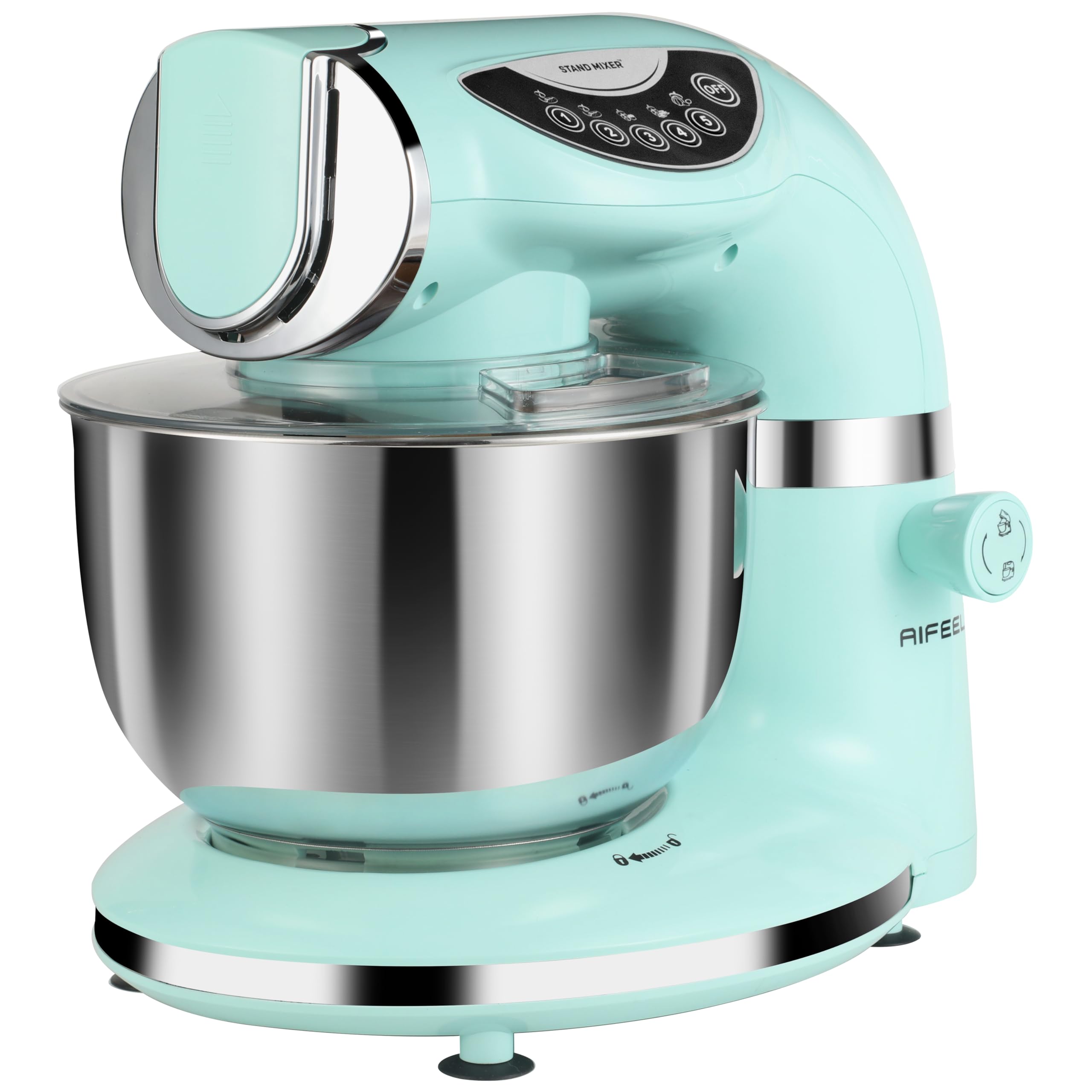 Stand Mixer, 8.5QT+ 6QT Two Stainless Steel Bowls Electric Food Mixer