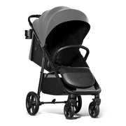 Stroller, Spacious Seat & Lie-Flat Mode, Infant Stroller with Large UPF 50+ Canopy