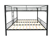 Bunk Bed King Over King, Heavy Duty Metal Bunk Bed Frame for Adults, Bunkbeds