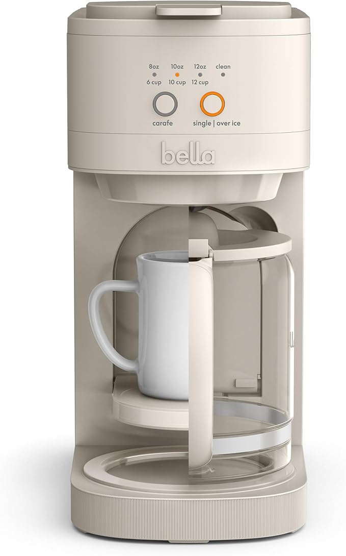 VersaBrew 2-in1 Coffee Maker, Fits-anywhere Kitchenware, Brew 3 Sizes Carafes