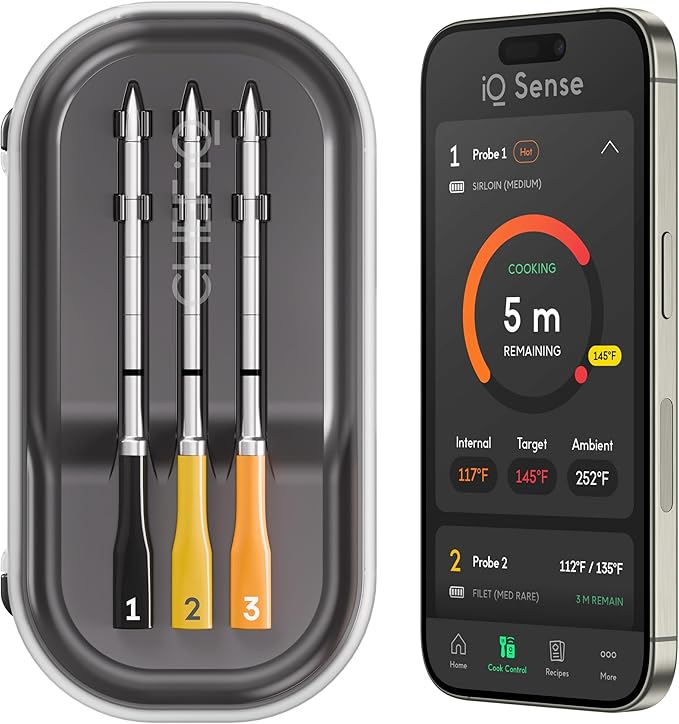 Sense [2025 Model] | Smart Wireless Meat Thermometer | Ultra-Thin Probe