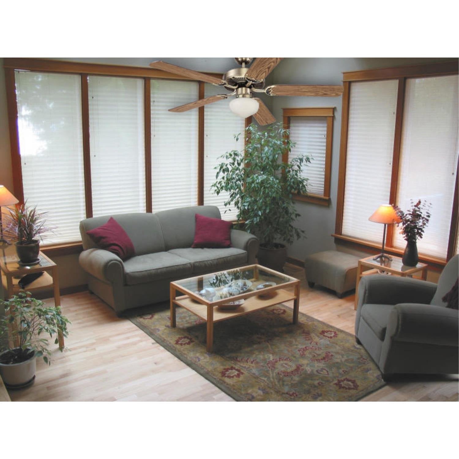 7785100 LED Schoolhouse Indoor/Outdoor Energy Star Ceiling Fan Light Kit