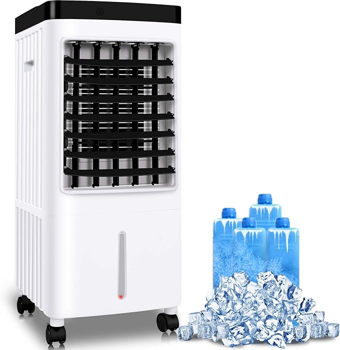 Portable Air Conditioners,3-IN-1 Evaporative Air Cooler with Utral-Quiet
