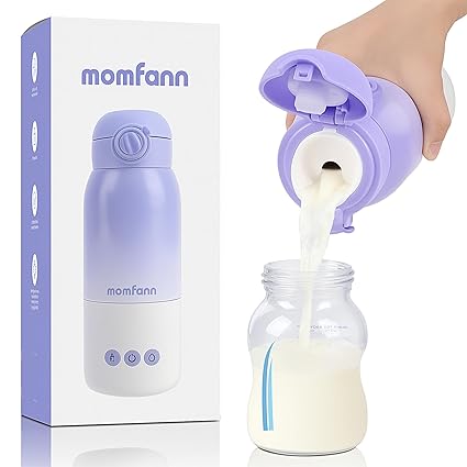 Portable Bottle Warmer for Travel, Dual Heating Modes for Breastmilk & Water On The Go