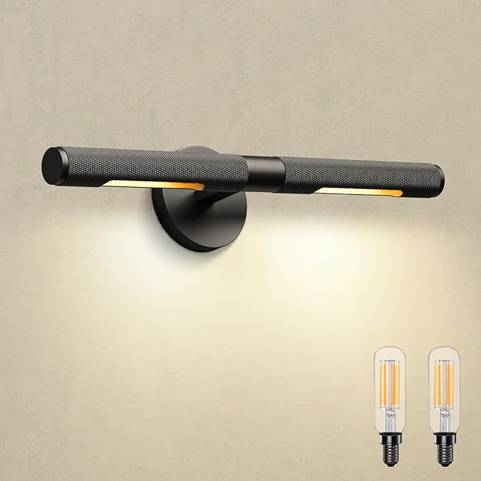Light, 19in Hardwired Wall Lighting Brass Art Light for Paintings 360°Rotatable