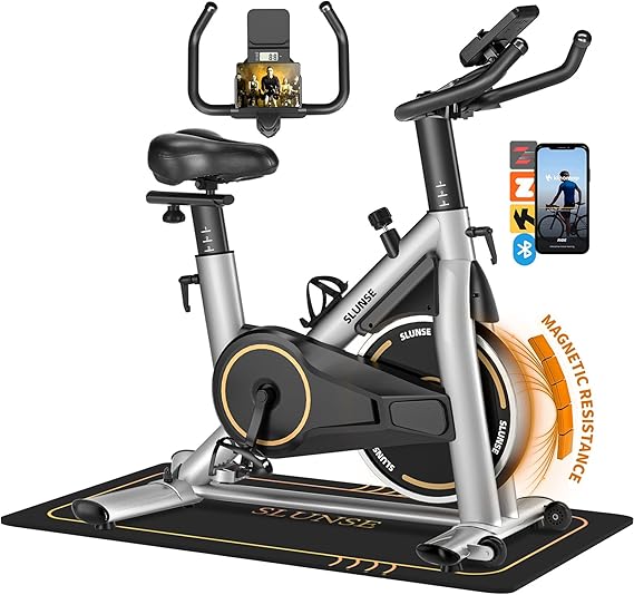 Adjustable Magnetic Resistance Stationary Bikes for Home with App Compatible