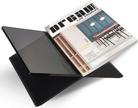 Clear Acrylic Book Stands - Cross Frame Acrylic Book Holder, Open Bookstand