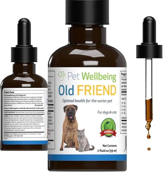 Old Friend for Senior Cats - Supports Immune System Health, Joint Mobility