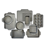 Pro-Release Nonstick Bakeware Set 10 Piece Oven Safe 450F Half Sheet