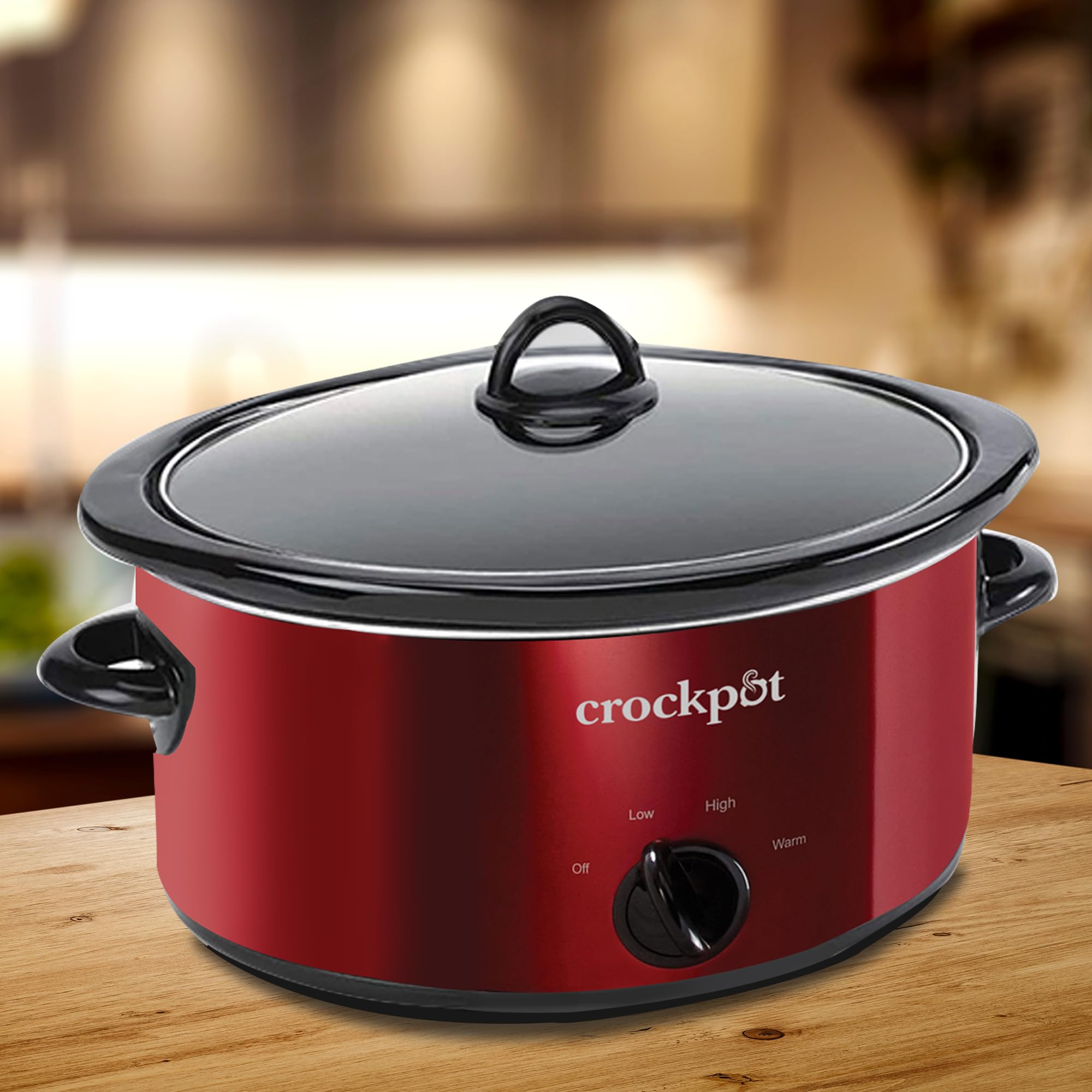 Large 7 Quart Capacity Versatile Electric Food Slow Cooker Home Cooking Kitchen
