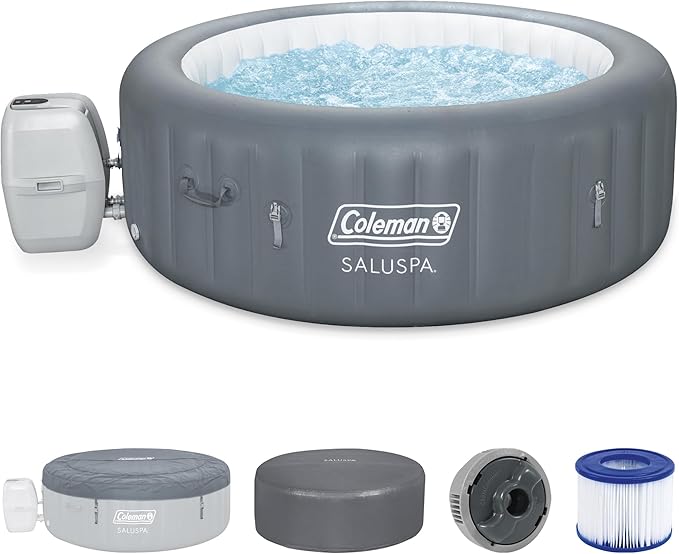 EnergySense AirJet Inflatable Hot Tub Spa (71" x 26") | Portable Hot Tub